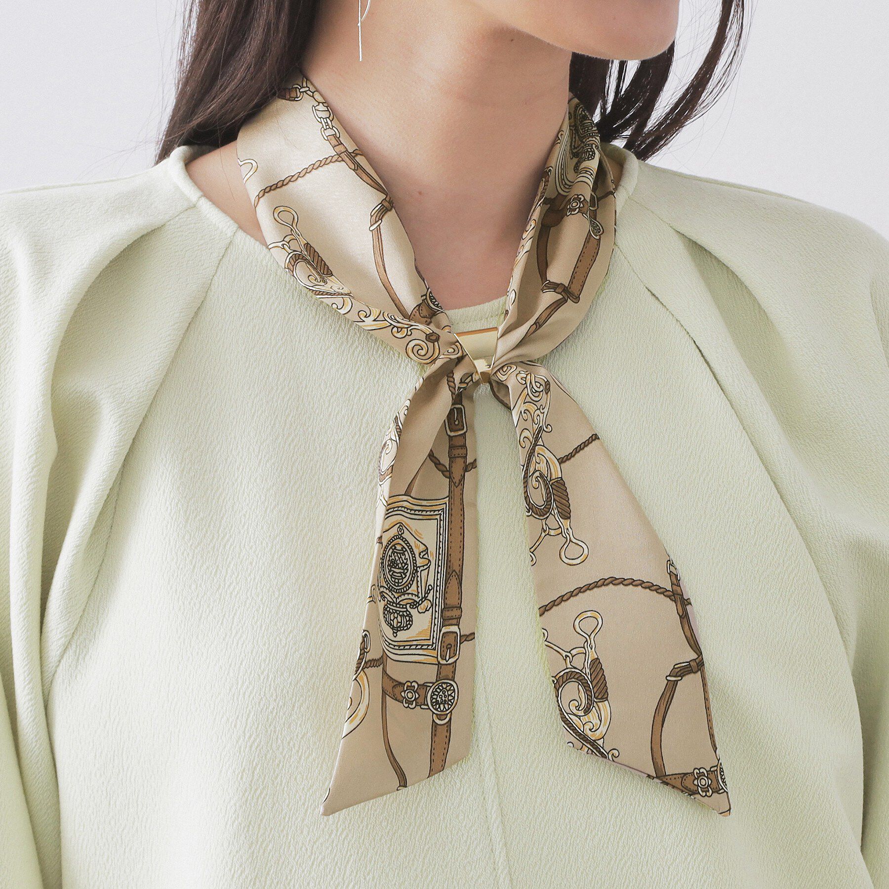 OPAQUE.CLIP「【スカーフリング付き】柄アソートスカーフ」|バンダナ・スカーフ|