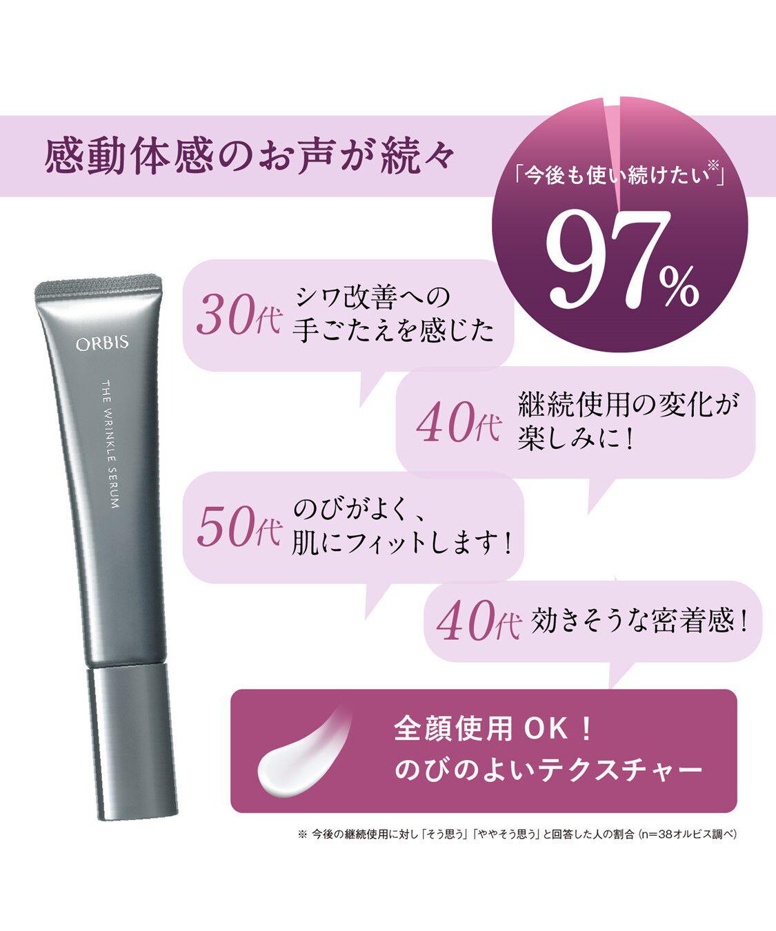 ORBIS「ORBIS オルビス ザ リンクルセラム 通常サイズ 30g 【医薬部外品】」|美容液・オイル・クリーム|