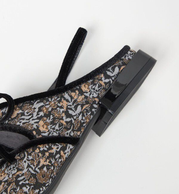 SY UNITED ARROWS「＜SY＞ポインテッド リボン バックベルト フラット15&uarr;」|パンプス|