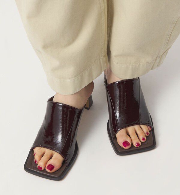 ODETTE E ODILE「ワイドスクエアミュール サンダル60」|サンダル|