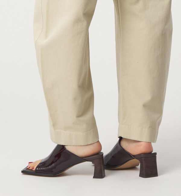 ODETTE E ODILE「ワイドスクエアミュール サンダル60」|サンダル|