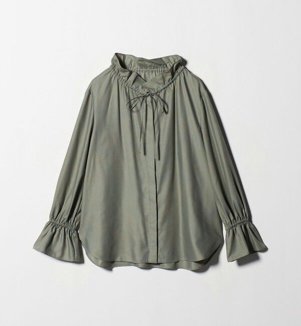 UNITED ARROWS「フリルカラー フレアスリーブ ブラウス」|シャツ・ブラウス|