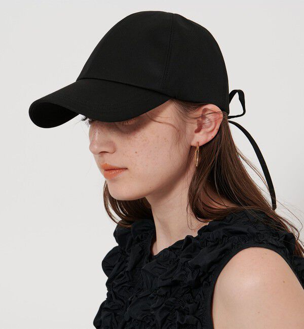 UNITED ARROWS「コットン バックリボン キャップ UV」|キャップ・キャスケット|