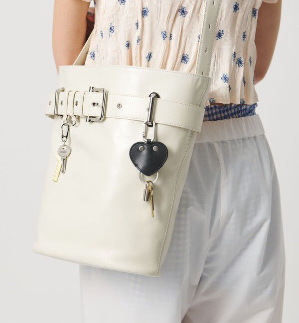 OSOI「＜OSOI＞ハートフラット キーリング」|チャーム・キーホルダー|