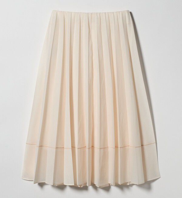 UNITED ARROWS「オーガンジー プリーツスカート」|スカート|