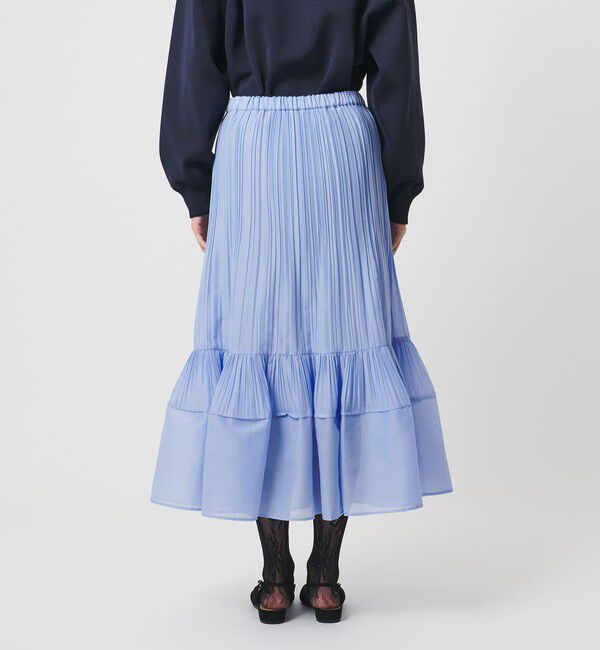 UNITED ARROWS「オーガンジー コンスト プリーツスカート」|スカート|