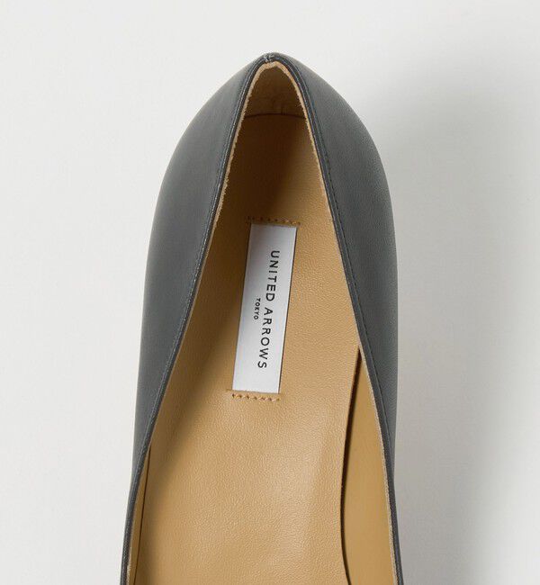 UNITED ARROWS「ポインテッド ソフト パンプス D.GRAY」|パンプス|