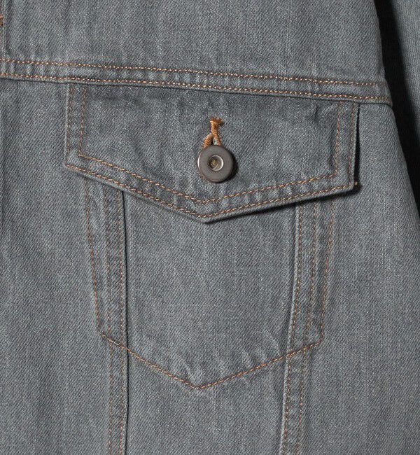 UNITED ARROWS「＜SACRA＞ボリュームスリーブ デニムジャケット GRAY」|デニムジャケット|