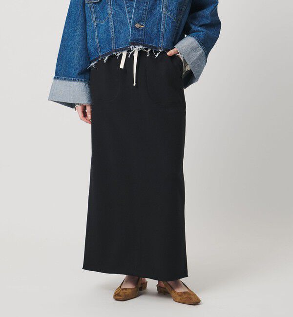 UNITED ARROWS「＜SACRA＞スウェット Iラインスカート」|スカート|