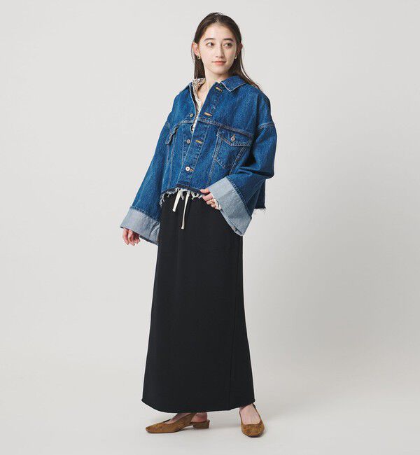 UNITED ARROWS「＜SACRA＞スウェット Iラインスカート」|スカート|