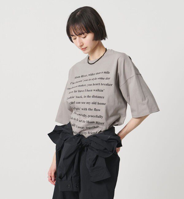 UNITED ARROWS「＜SACRA＞メッセージ Tシャツ」|Tシャツ・カットソー|