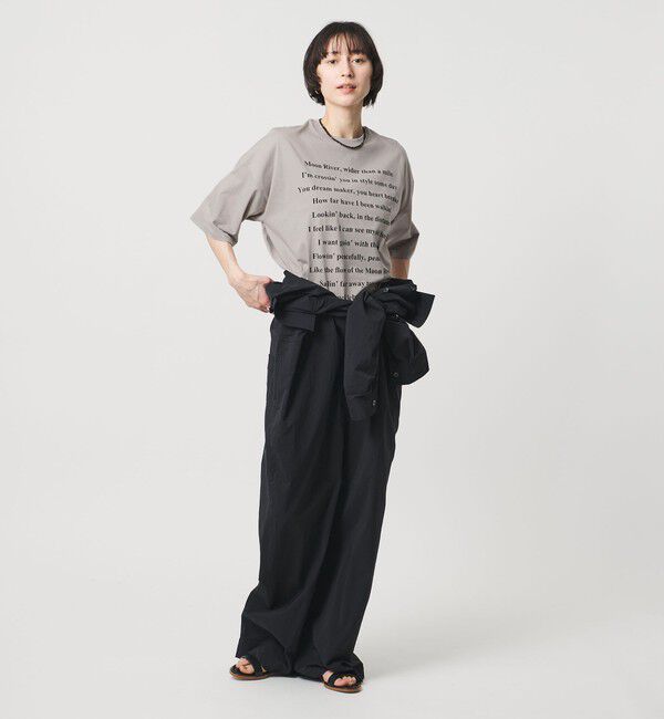 UNITED ARROWS「＜SACRA＞メッセージ Tシャツ」|Tシャツ・カットソー|