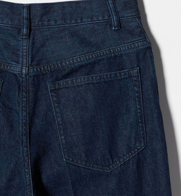 UNITED ARROWS「デニム タック ワイドパンツ」|デニム|