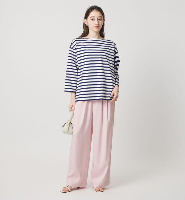 UNITED ARROWS「クリーン サテン ワイドパンツ ‐ウォッシャブル‐」|チノ|