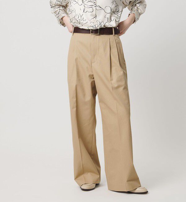 UNITED ARROWS「チノ ワイドパンツ」|チノ|