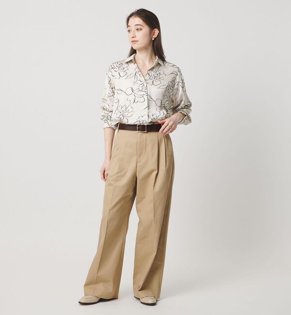 UNITED ARROWS「チノ ワイドパンツ」|チノ|