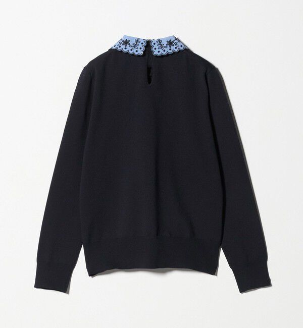 UNITED ARROWS「レディー フラワービジュー ニット‐ ウォッシャブル‐」|ニット・セーター|