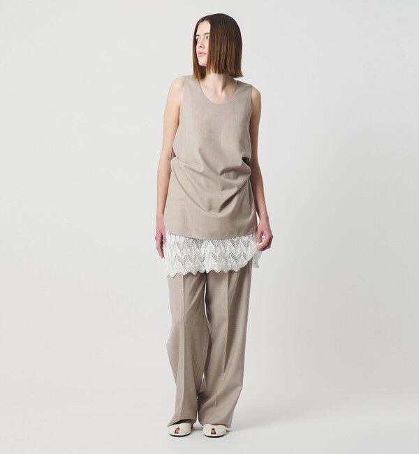 AEWEN MATOPH「＜AEWEN MATOPH＞ダブルタックワイドパンツ」|チノ|