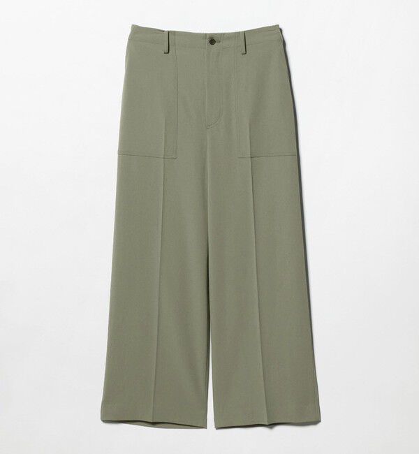 UNITED ARROWS「アセテートポリエステル ベイカーパンツ」|チノ|