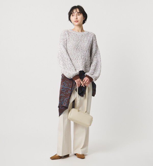 UNITED ARROWS「カラーミックス クルーネックニット」|ニット・セーター|