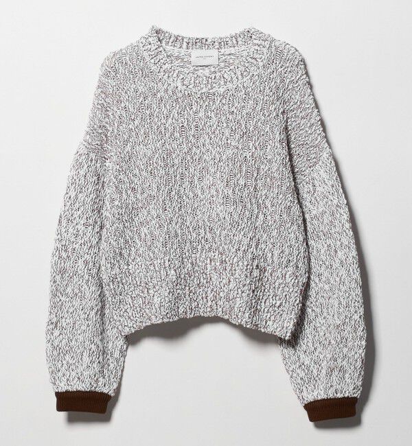 UNITED ARROWS「カラーミックス クルーネックニット」|ニット・セーター|