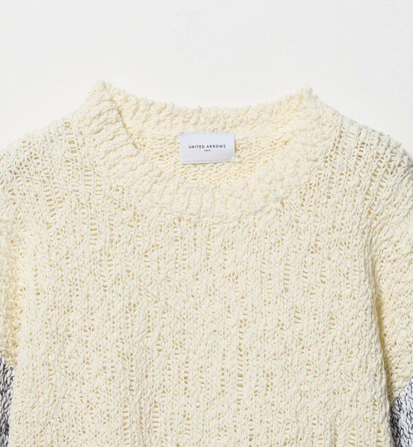 UNITED ARROWS「カラーミックス クルーネックニット」|ニット・セーター|