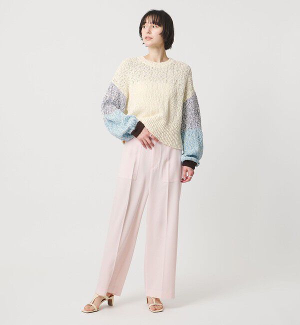 UNITED ARROWS「カラーミックス クルーネックニット」|ニット・セーター|