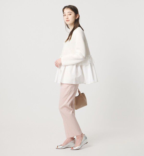 UNITED ARROWS「ペプラムフリル カットソー」|Tシャツ・カットソー|