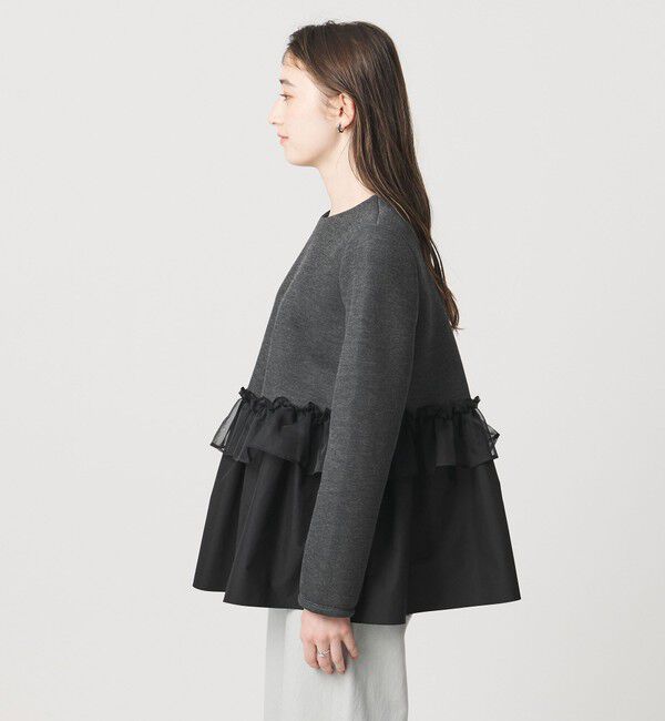 UNITED ARROWS「ペプラムフリル カットソー」|Tシャツ・カットソー|