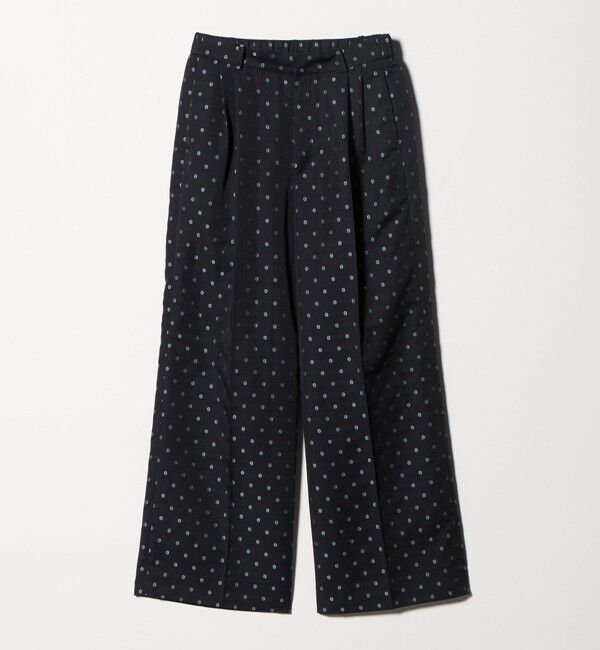UNITED ARROWS「フラワー ジャガード 2タック ワイドパンツ ‐ウォッシャブル‐」|その他|