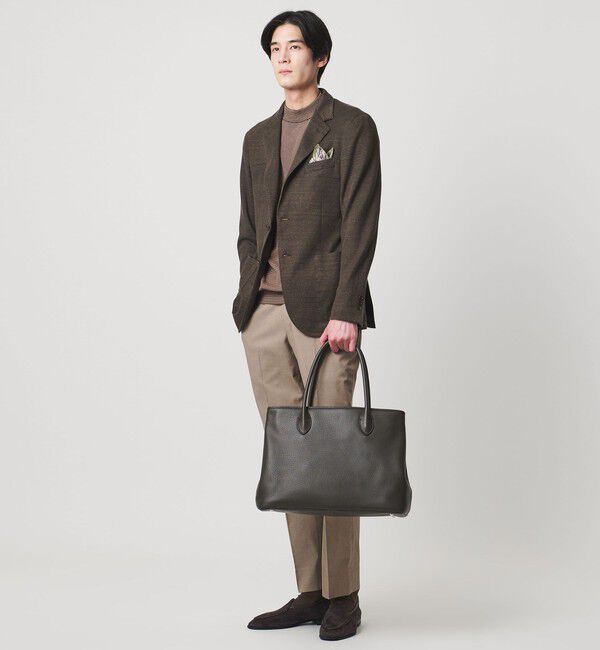 UNITED ARROWS「レザー ジップ トートバッグ」|トートバッグ|