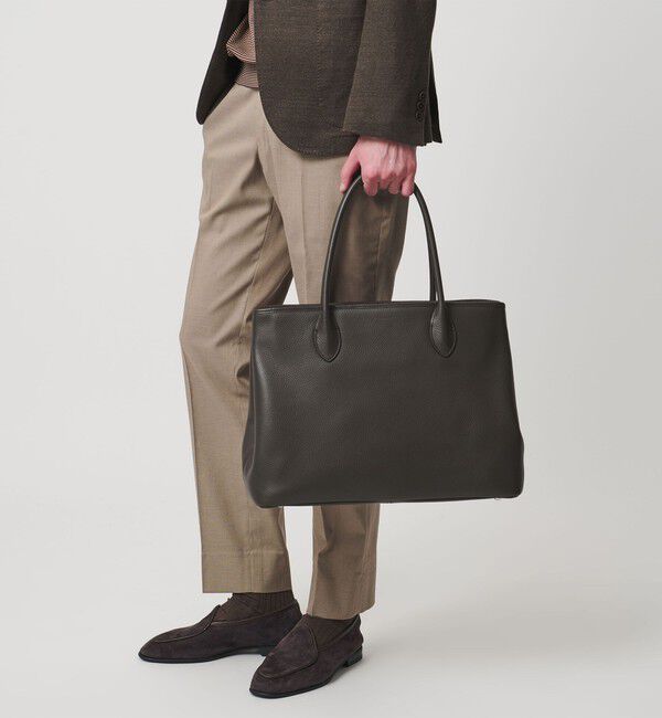 UNITED ARROWS「レザー ジップ トートバッグ」|トートバッグ|