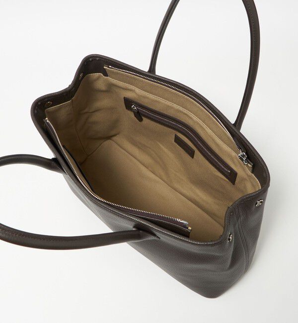 UNITED ARROWS「レザー ジップ トートバッグ」|トートバッグ|