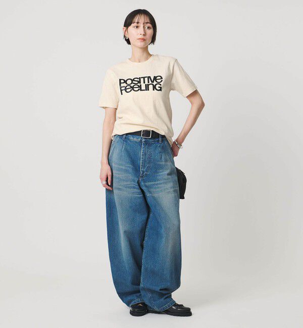 UNITED ARROWS「【別注】＜MIXTA＞POSITIVE FEELING Tシャツ NATURAL」|Tシャツ・カットソー|