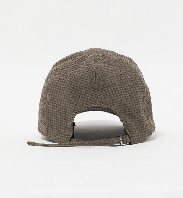 UNITED ARROWS「ギンガムチェック キャップ UV」|キャップ・キャスケット|
