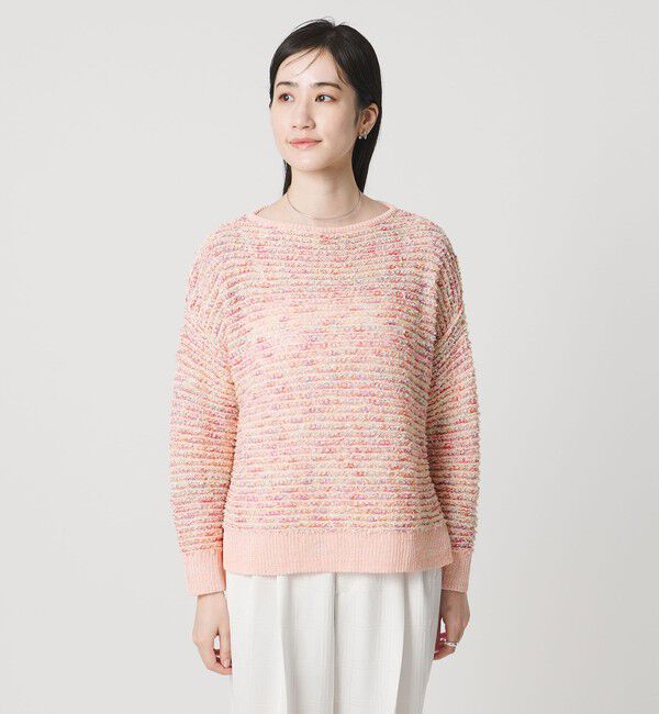 UNITED ARROWS「ミックスヤーン プルオーバーニット」|ニット・セーター|