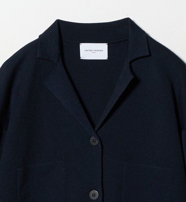 UNITED ARROWS「ジャケットライク ニットカーディガン ‐ウォッシャブル‐」|カーディガン|