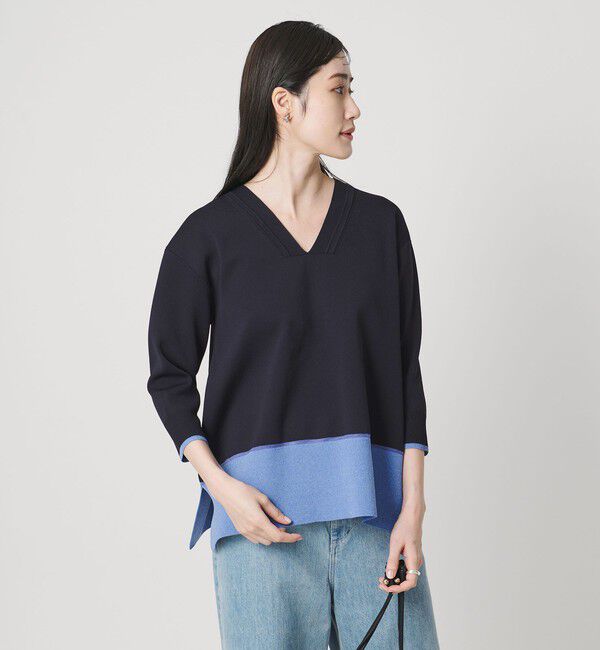 UNITED ARROWS「ミニマル 2WAY ニット ‐ウォッシャブル‐」|ニット・セーター|