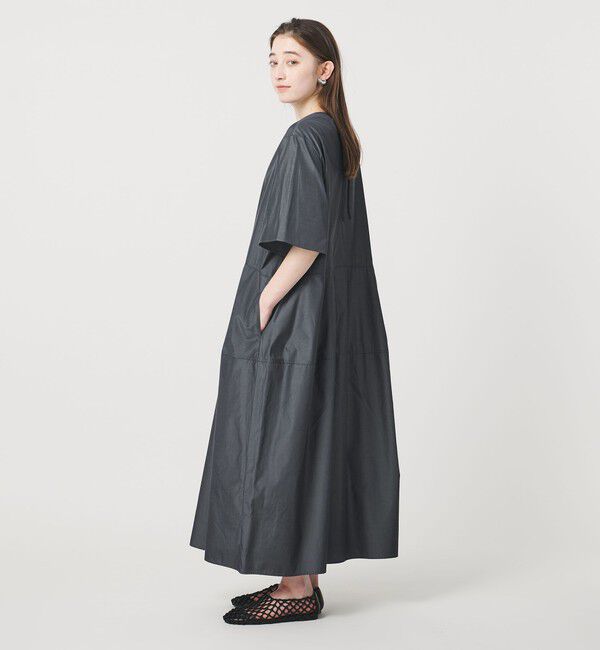 UNITED ARROWS「デニムライク ブライトローン ワンピース ‐ウォッシャブル‐」|ワンピース|