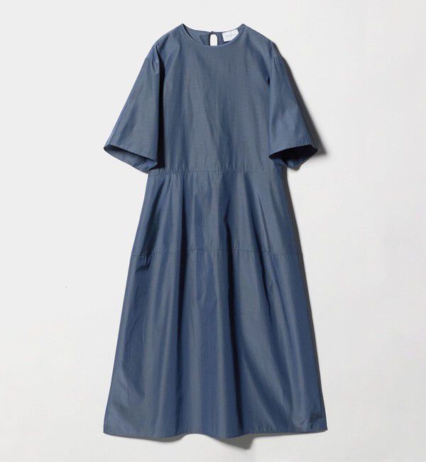 UNITED ARROWS「デニムライク ブライトローン ワンピース ‐ウォッシャブル‐」|ワンピース|