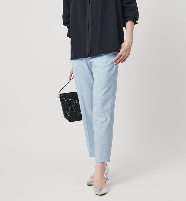 UNITED ARROWS「シャイニー スリム パンツ ‐ストレッチ ウォッシャブル‐」|スラックス|