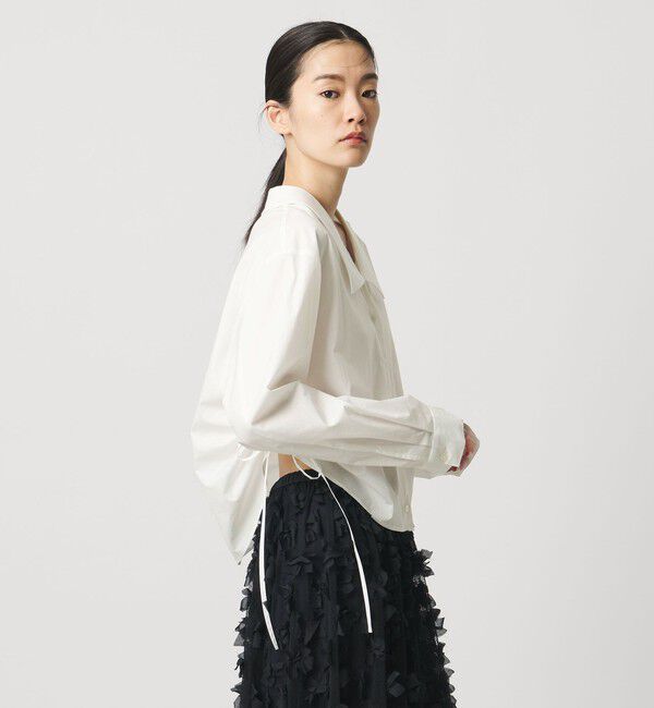 AEWEN MATOPH「＜AEWEN MATOPH＞サイドコードブラウス ‐ ウォッシャブル ‐」|シャツ・ブラウス|