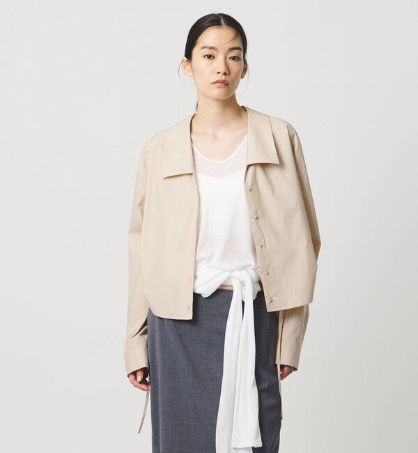 AEWEN MATOPH「＜AEWEN MATOPH＞サイドコードブラウス ‐ ウォッシャブル ‐」|シャツ・ブラウス|