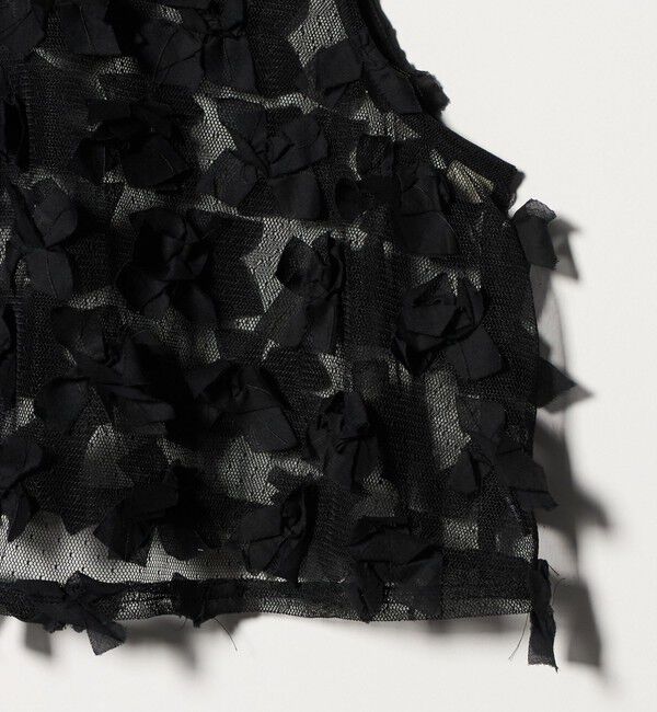 AEWEN MATOPH「＜AEWEN MATOPH＞ドットチュールリボンノースリーブ」|シャツ・ブラウス|