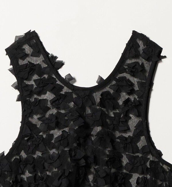 AEWEN MATOPH「＜AEWEN MATOPH＞ドットチュールリボンノースリーブ」|シャツ・ブラウス|