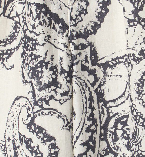 UNITED ARROWS「＜SACRA＞ペイズリー イージーパンツ」|チノ|