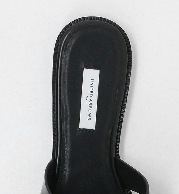 UNITED ARROWS「レザー フラットミュール」|サンダル|