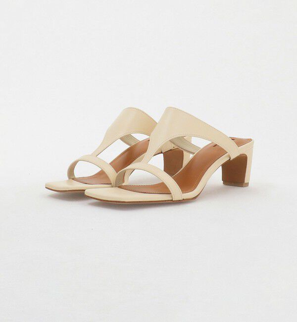 UNITED ARROWS「＜CHEMBUR＞SQ T-ST ミュール/サンダル」|サンダル|