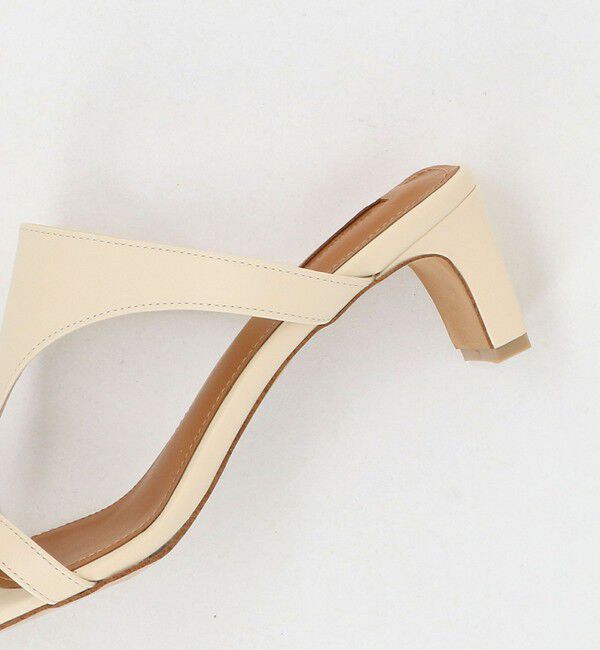 UNITED ARROWS「＜CHEMBUR＞SQ T-ST ミュール/サンダル」|サンダル|