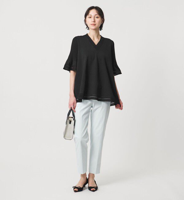 UNITED ARROWS「Vネック ニットチュニック 」|ニット・セーター|